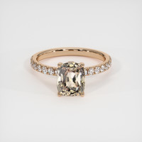 2.35 Ct. Sapphire Ring, 14K Rose Gold 1