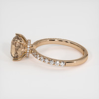 2.35 Ct. Sapphire Ring, 14K Rose Gold 4