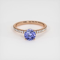 0.94 Ct. Sapphire Ring, 18K Rose Gold 1