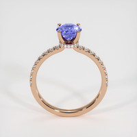 0.94 Ct. Sapphire Ring, 18K Rose Gold 3