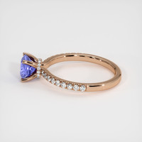 0.94 Ct. Sapphire Ring, 18K Rose Gold 4