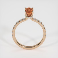 1.29 Ct. Bi Color Sapphire Ring, 18K Rose Gold 3