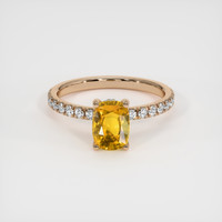 1.95 Ct. Sapphire Ring, 18K Rose Gold 1