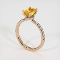 1.95 Ct. Sapphire Ring, 18K Rose Gold 2