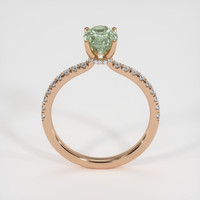 1.74 Ct. Green Sapphire Ring, 18K Rose Gold 3