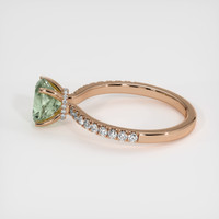 1.74 Ct. Green Sapphire Ring, 18K Rose Gold 4