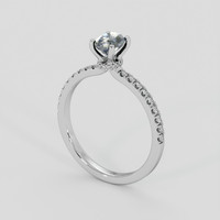 0.78 Ct. Bi Color Sapphire Ring, Silver 2