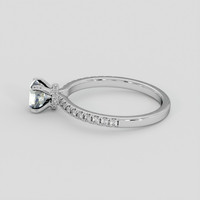 0.78 Ct. Bi Color Sapphire Ring, Silver 4