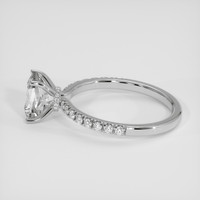 1.95 Ct. White Sapphire Ring, Silver 4
