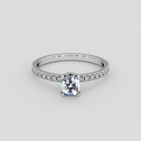 0.73 Ct. Bi Color Sapphire Ring, Silver 1