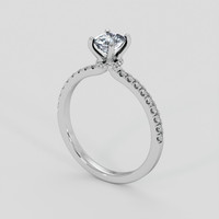 0.73 Ct. Bi Color Sapphire Ring, Silver 2