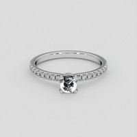0.51 Ct. White Sapphire Ring, Silver 1
