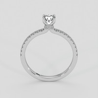 0.51 Ct. White Sapphire Ring, Silver 3