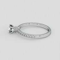 0.51 Ct. White Sapphire Ring, Silver 4