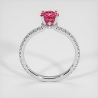 1.07 Ct. Padparadscha Sapphire Ring, 10K White Gold 3