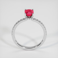 1.03 Ct. Ruby Ring, 10K White Gold 3