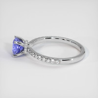 0.94 Ct. Violet Sapphire Ring, 10K White Gold 4