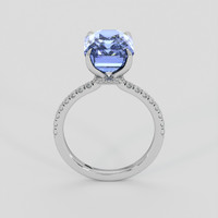 7.17 Ct. Blue Sapphire Ring, 10K White Gold 3