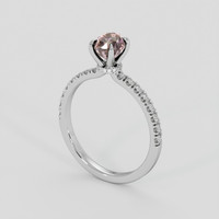 1.19 Ct. Bi Color / Parti Sapphire Ring, 10K White Gold 2
