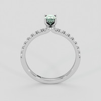0.46 Ct. Bluish Green Sapphire Ring, 10K White Gold 3