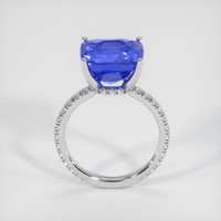 7.12 Ct. Sapphire Ring, 14K White Gold 3