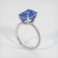 9.97 Ct. Sapphire Ring, 14K White Gold 2