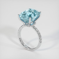 7.57 Ct. Gemstone Ring, 14K White Gold 2