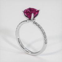 2.43 Ct. Gemstone Ring, 14K White Gold 2