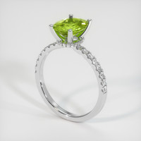 1.55 Ct. Gemstone Ring, 14K White Gold 2