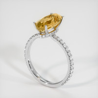 2.92 Ct. Gemstone Ring, 14K White Gold 2