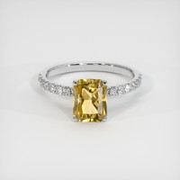 1.68 Ct. Gemstone Ring, 14K White Gold 1
