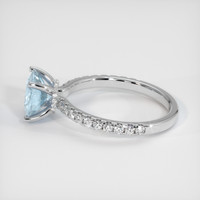 1.35 Ct. Gemstone Ring, 14K White Gold 4