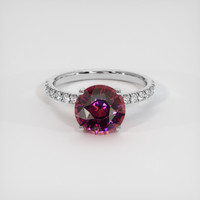 2.86 Ct. Gemstone Ring, 14K White Gold 1