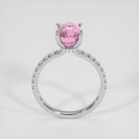 3.04 Ct. Pink Sapphire Ring, 14K White Gold 3