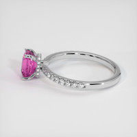 1.28 Ct. Sapphire Ring, 14K White Gold 4