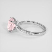 3.21 Ct. Pink Sapphire Ring, 14K White Gold 4