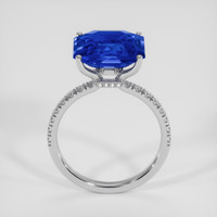 5.36 Ct. Blue Sapphire Ring, 14K White Gold 3
