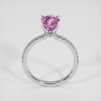 2.12 Ct. Pink Sapphire Ring, 14K White Gold 3
