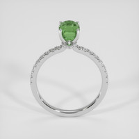 2.04 Ct. Green Sapphire Ring, 14K White Gold 3