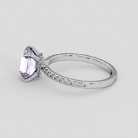 2.07 Ct. Purple Sapphire Ring, 14K White Gold 4