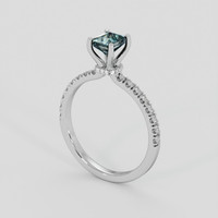 0.90 Ct. Bi Color / Parti Sapphire Ring, 14K White Gold 2