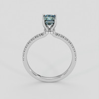 0.90 Ct. Bi Color / Parti Sapphire Ring, 14K White Gold 3