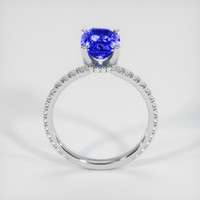 2.75 Ct. Sapphire Ring, 14K White Gold 3