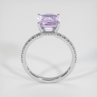 3.55 Ct. Sapphire Ring, 14K White Gold 3