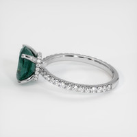3.06 Ct. Sapphire Ring, 14K White Gold 4