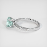 1.79 Ct. Sapphire Ring, 14K White Gold 4
