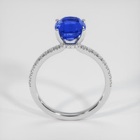 4.07 Ct. Sapphire Ring, 18K White Gold 3