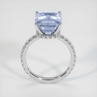 7.02 Ct. Sapphire Ring, 18K White Gold 3