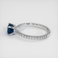 1.29 Ct. Sapphire Ring, 18K White Gold 4