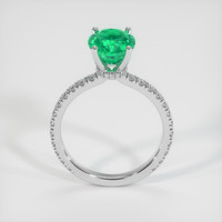 1.69 Ct. Emerald Ring, 18K White Gold 3
